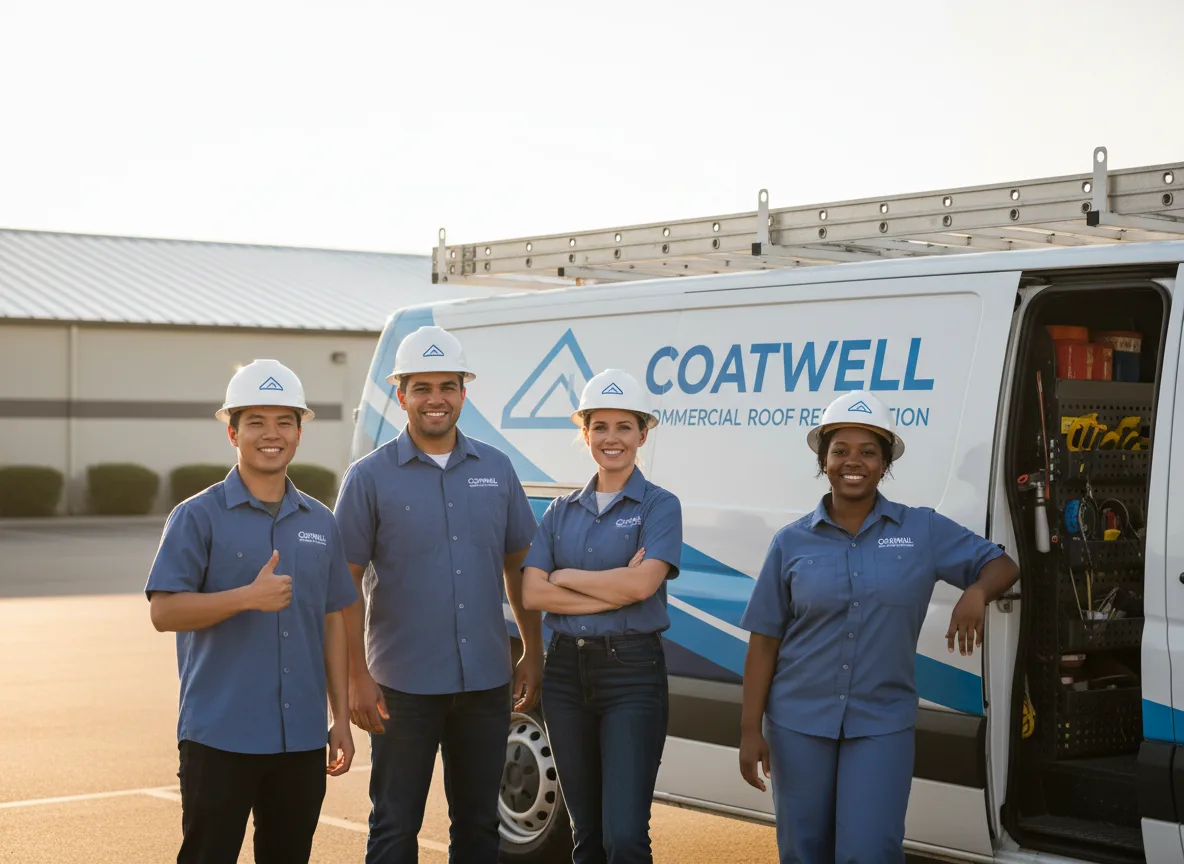 Commercial roof coating company in Milmay, NJ